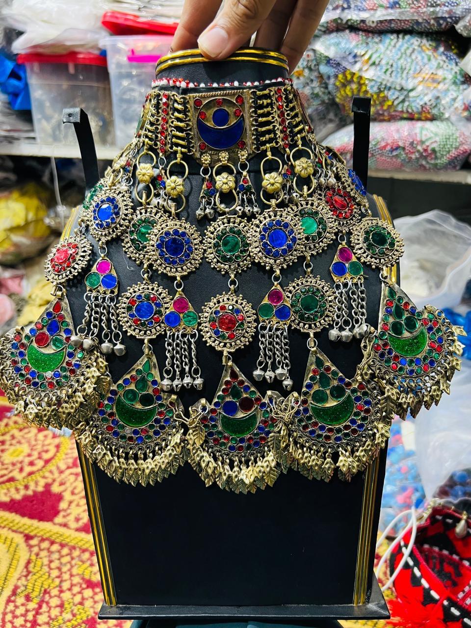 AFGHANI ANTIQUE CHOKER SET