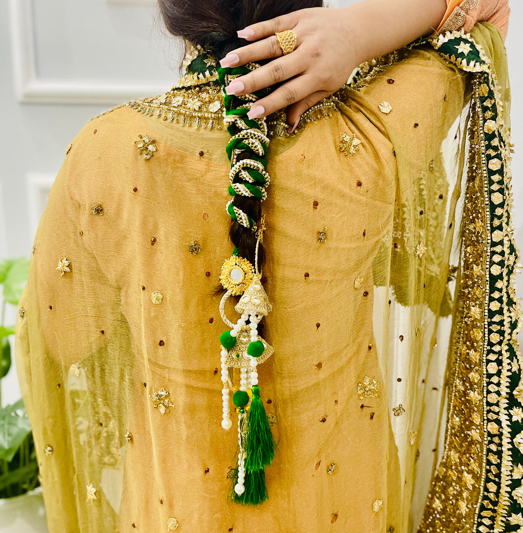 Simple Paranda Traditional Designer Paranda – Zubair Collection