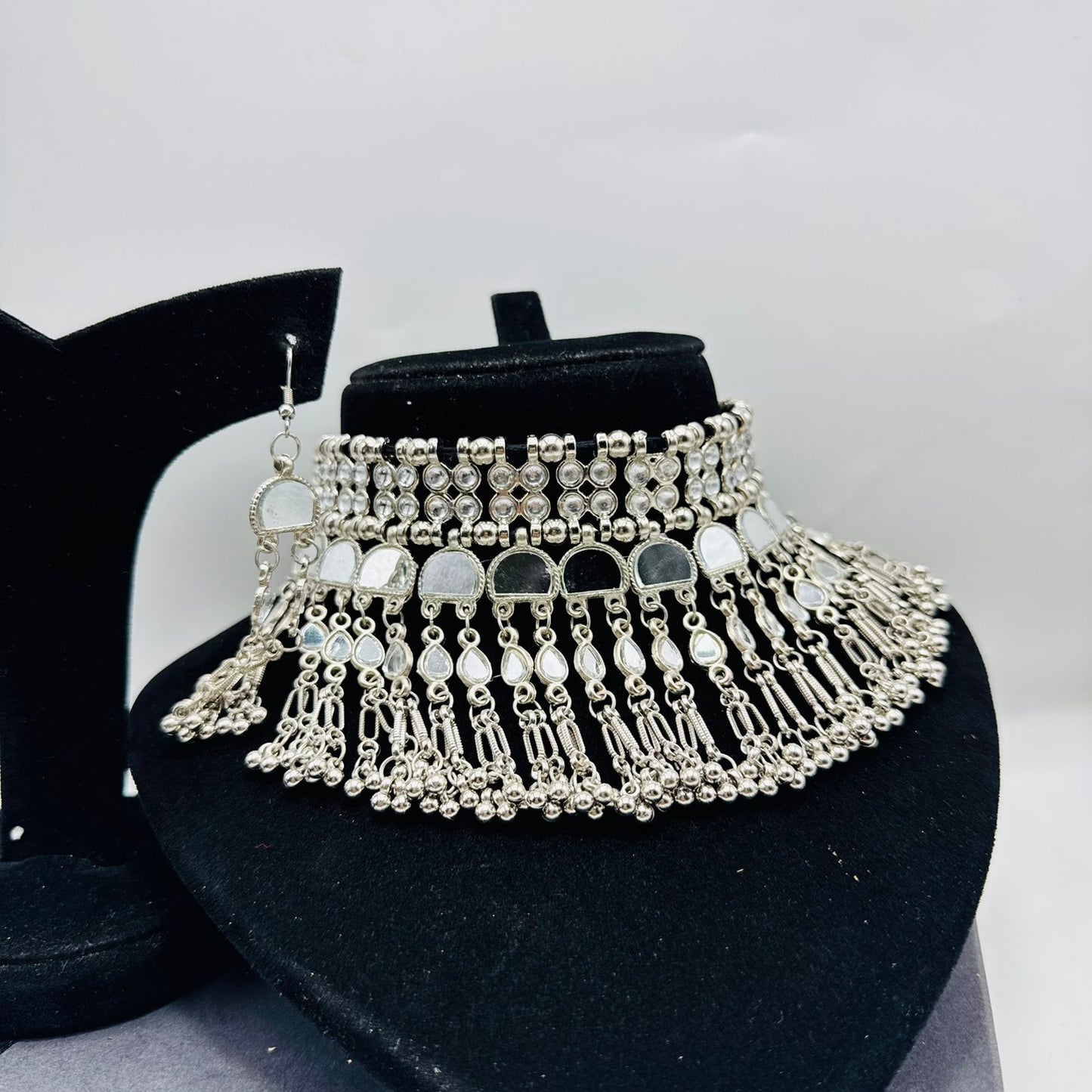 Oxidise Choker Set_2