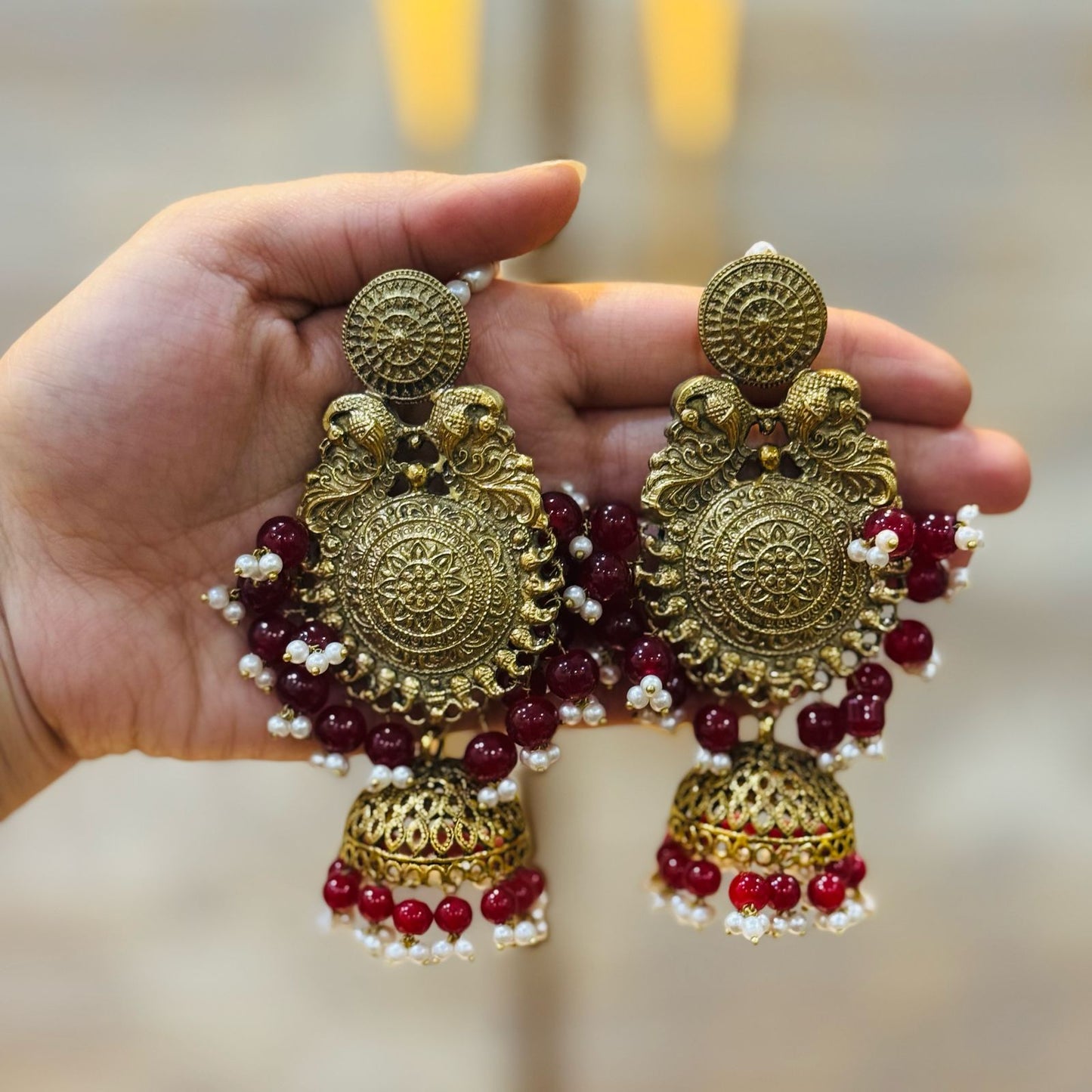 Jhumka Set_Hot Selling_ Available in 13 different Colour Variants