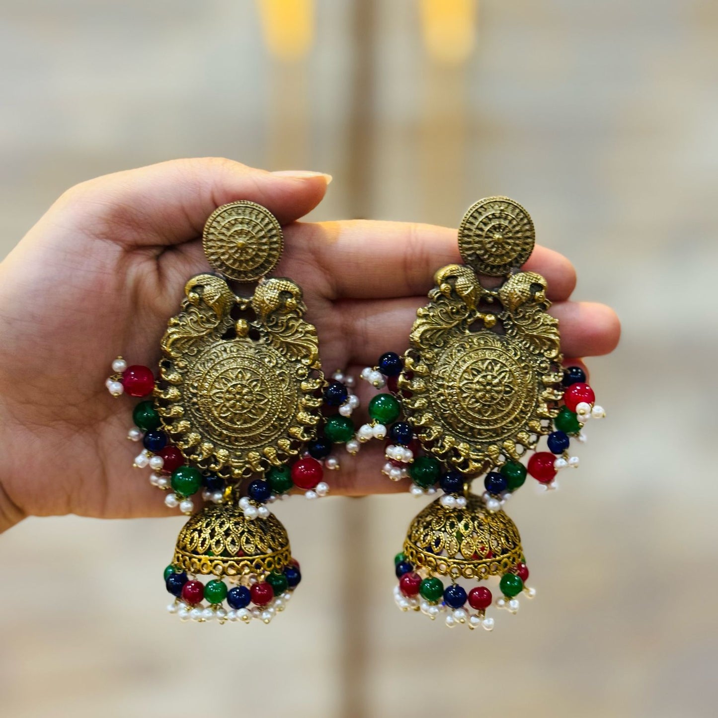 Jhumka Set_Hot Selling_ Available in 13 different Colour Variants