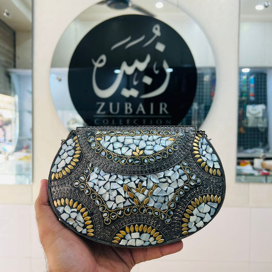 Sippi Clutch—Black Polish_Design 3