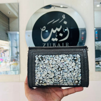 Sippi Clutch—Black Polish_Design 5