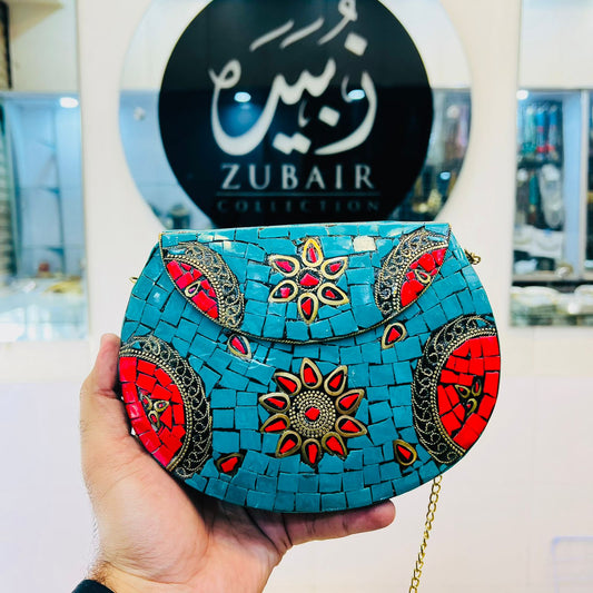 HandMade Green Clutch