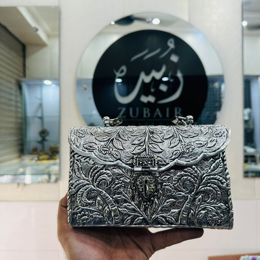 Silver Indian Metal Clutch—New Design