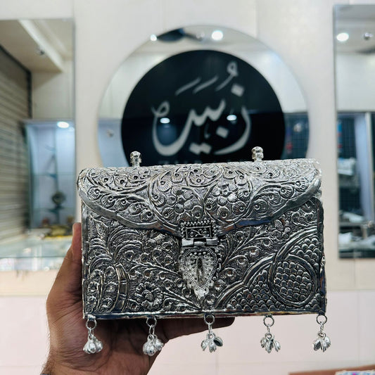 Silver Indian Metal Clutch—New Design