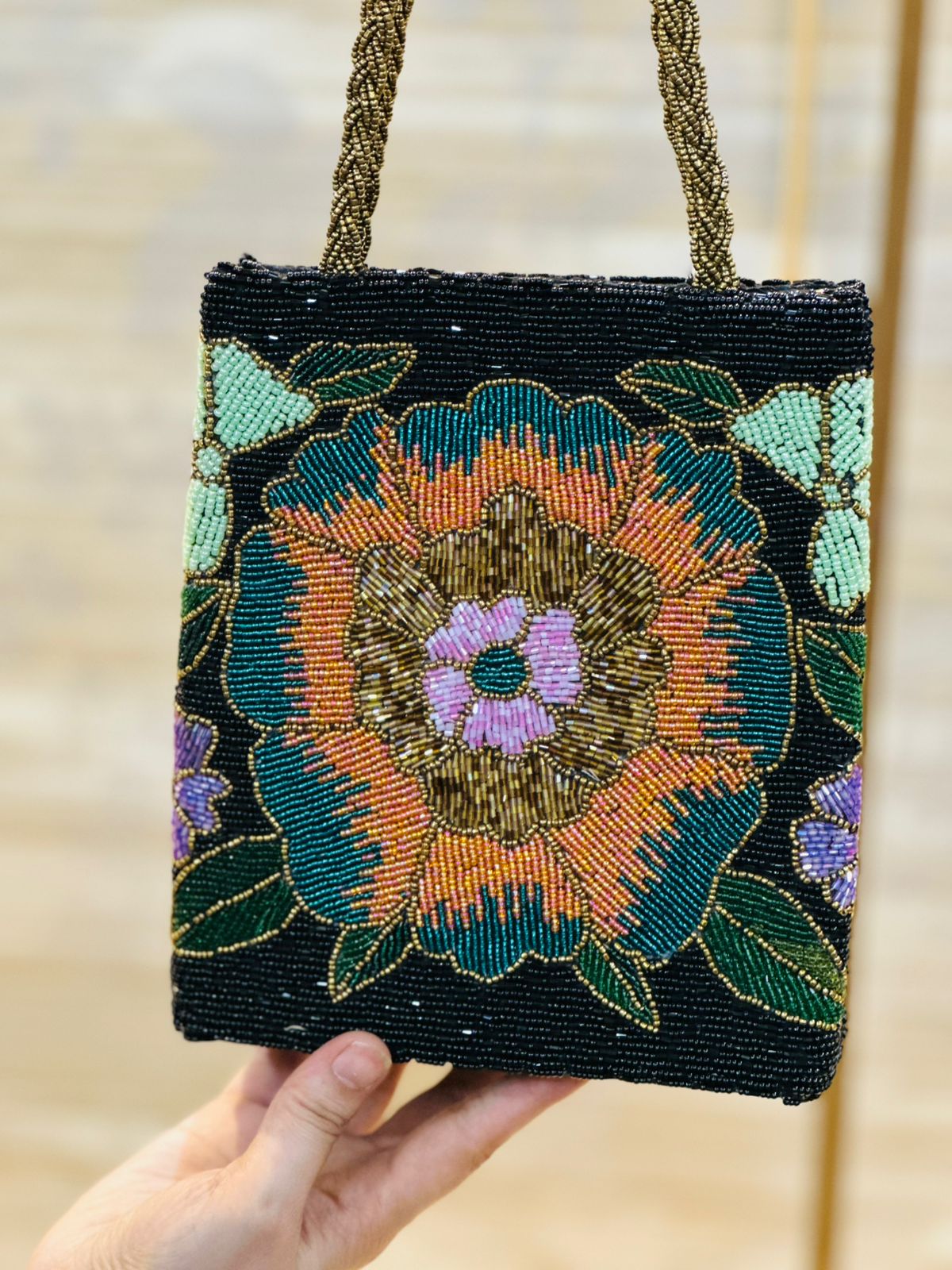 Handmade Beaded Black Bags- 5 Designs