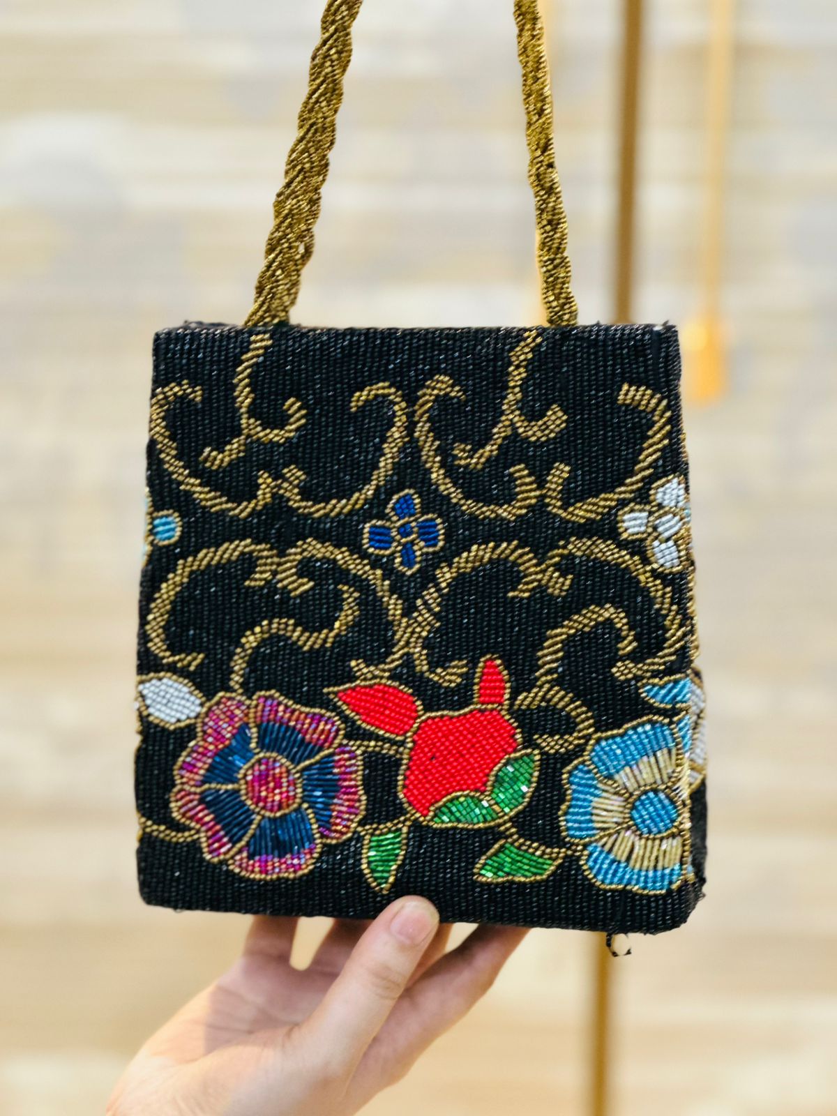 Handmade Beaded Black Bags- 5 Designs