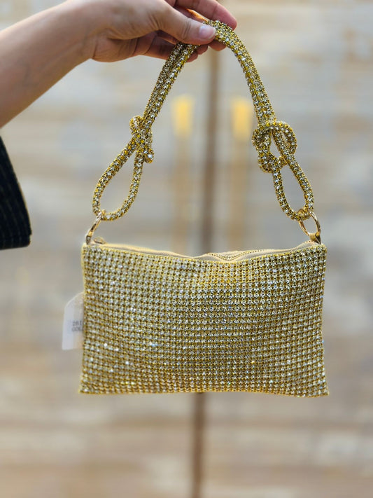 Luxury Golden Zircon Bags- New Arrival