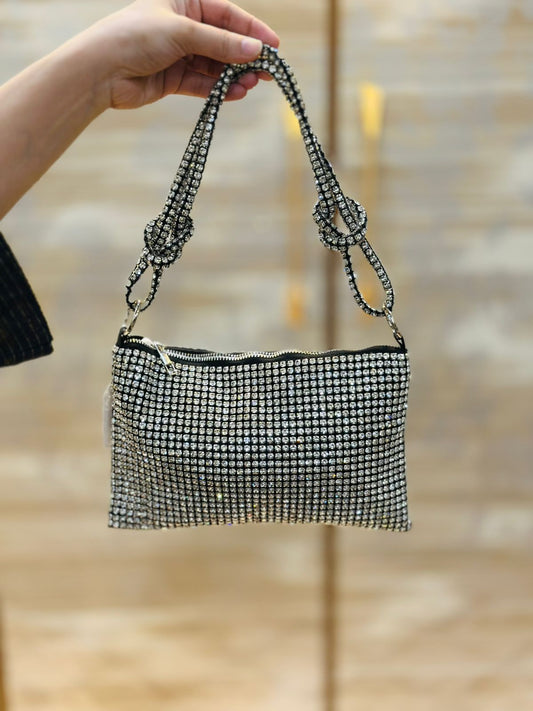 Luxury Silver Zircon Bag-New Arrival