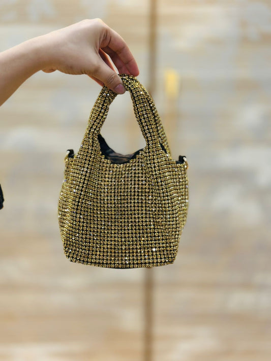 Luxury Golden Zircon Bag-New Arrival