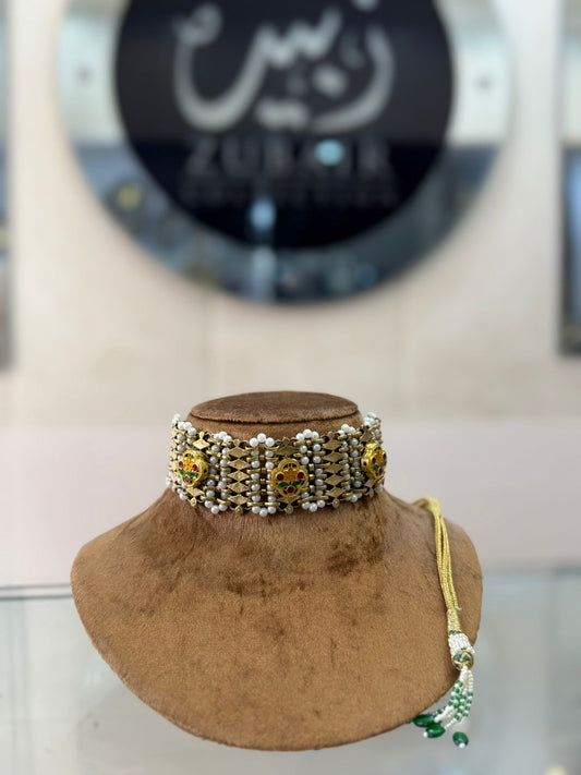 Afghani Choker Set_New Designer
