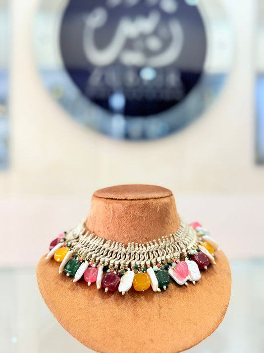 Afghani Choker Set_New Design