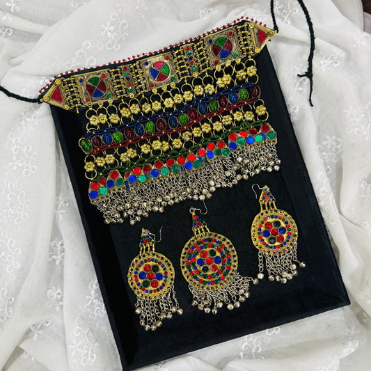 Afghani Multi Choker Set_New Design