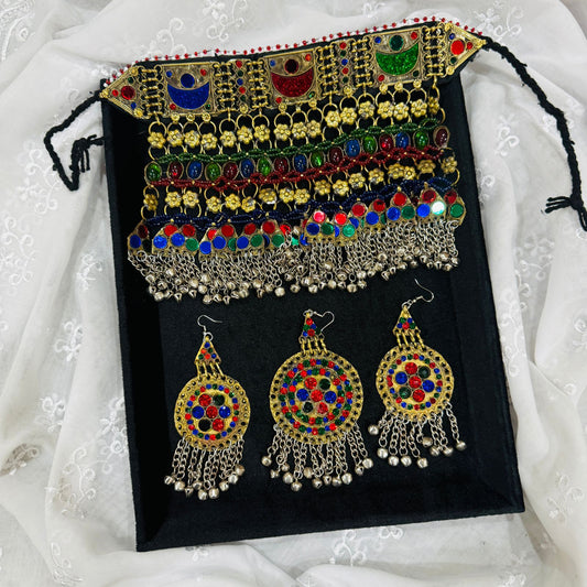 Afghani Multi Choker Set_New Design