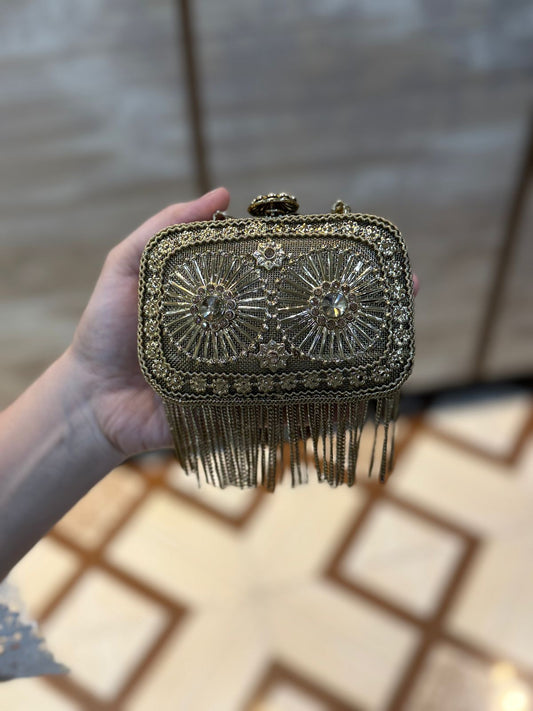 Luxury Golden Heer Collection Clutch- Design 1