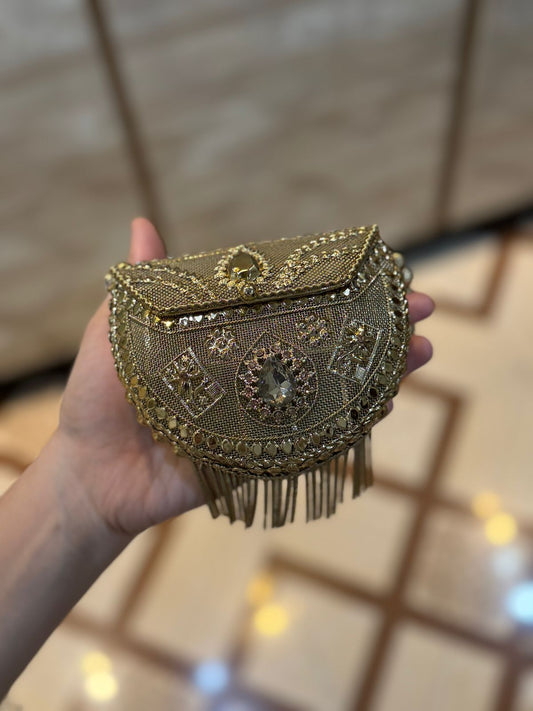 Luxury Golden Heer Collection Clutch- Design 2