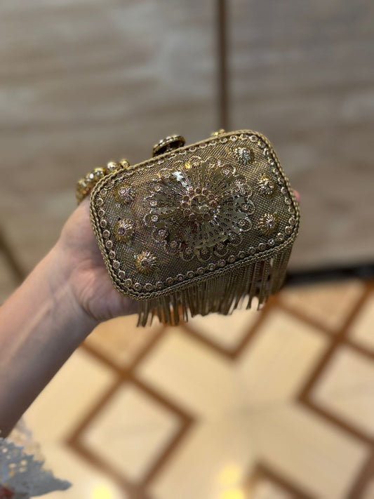 Luxury Golden Heer Collection Clutch- Design 6