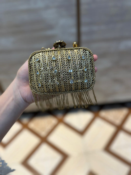 Luxury Golden Heer Collection Clutch- Design 8