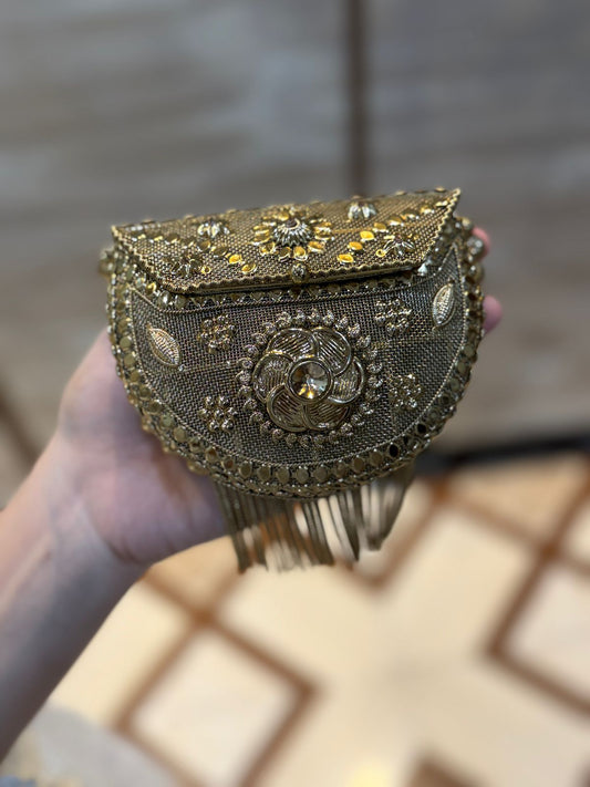 Luxury Golden Heer Collection Clutch- Design 10