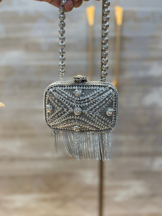 Luxury Silver Heer Collection Clutch- Design 5