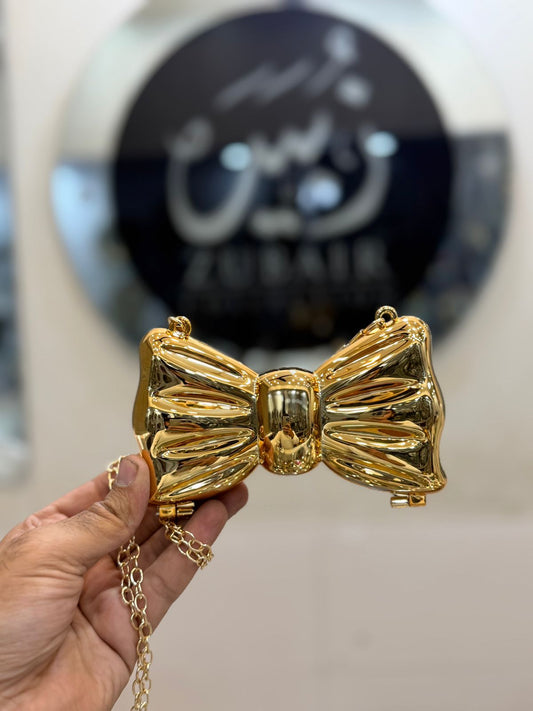 Acrylic Golden Butterfly Clutch_New Design 9