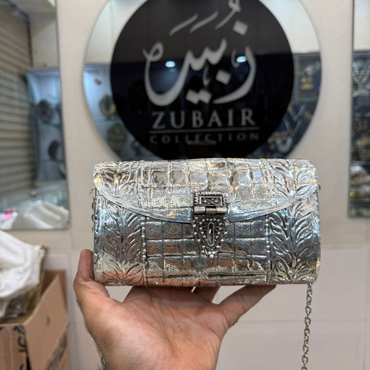 Indian Silver Metal Clutch_New Design