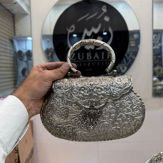 Indian Silver Metal Clutch_New Design