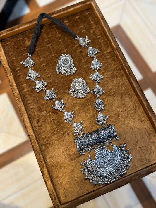 Indian Oxidized Mala Set_New Design 1