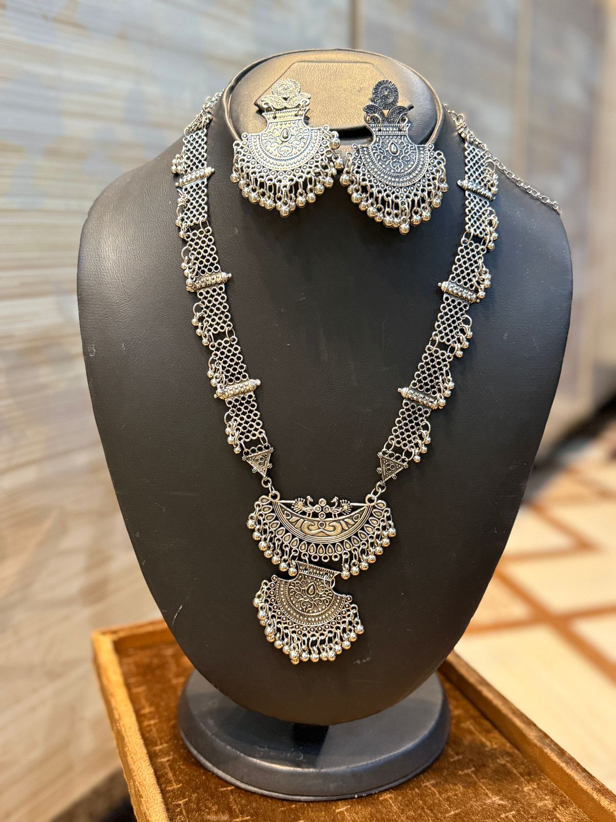 Indian Oxidize Necklace Set_NEW DESIGN