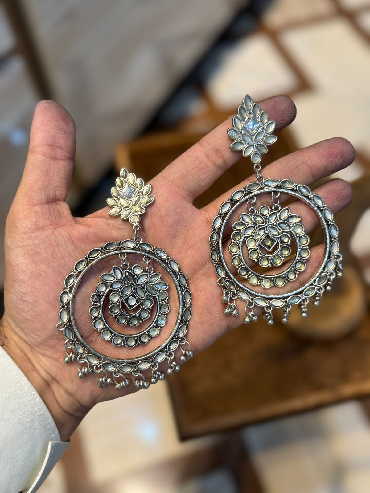 Indian Oxidized EarRings