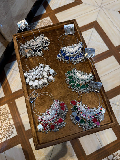 Indian Oxidized EarRings_6 Colour Variants