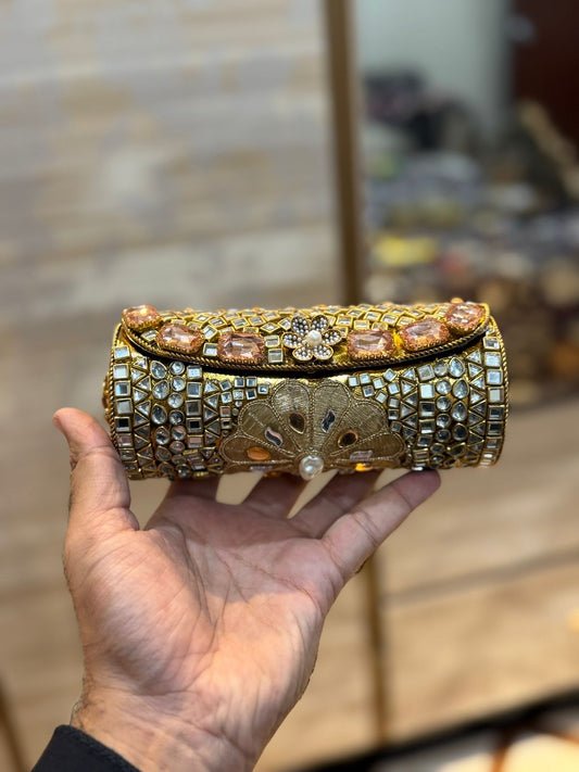Luxury Kundan Clutch_Large Size