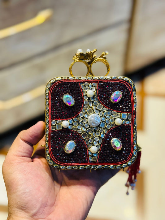 Turkish_Kundan Designer Clutch_Design 11
