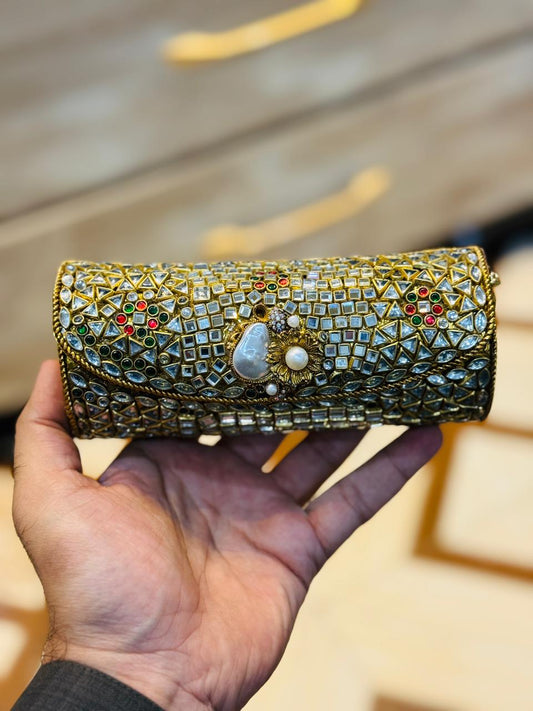 Turkish_Kundan Designer Clutch_Design 32