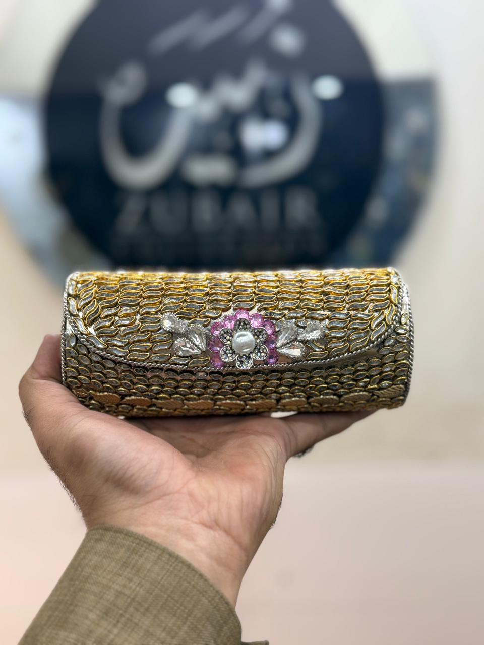 Turkish_Kundan Designer Clutch_Design 50
