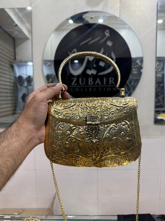 Indian Golden Metal Clutch_New Design