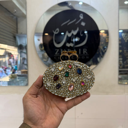 Turkish_Kundan Designer Clutch_New Design 26