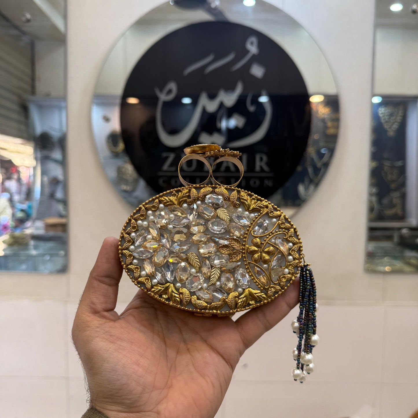 Turkish_Kundan Designer Clutch_New Design 26