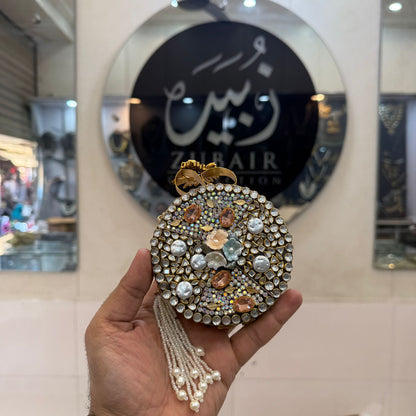 Turkish_Kundan Designer Clutch_New Design 27