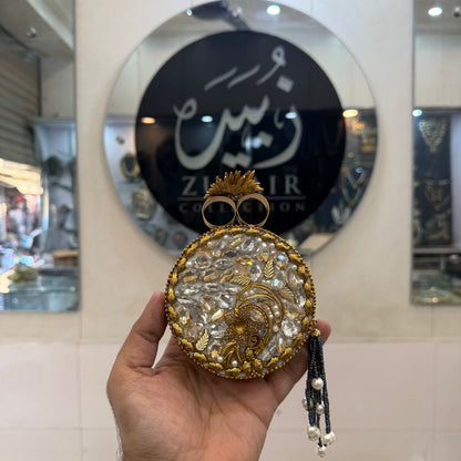 Turkish_Kundan Designer Clutch_New Design 28