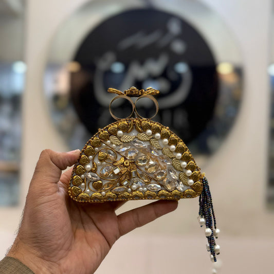 Turkish_Kundan Designer Clutch_New Design 33