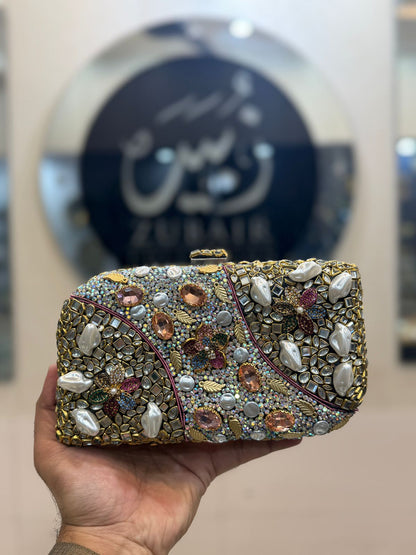 Turkish_Kundan Designer Clutch_Design 17