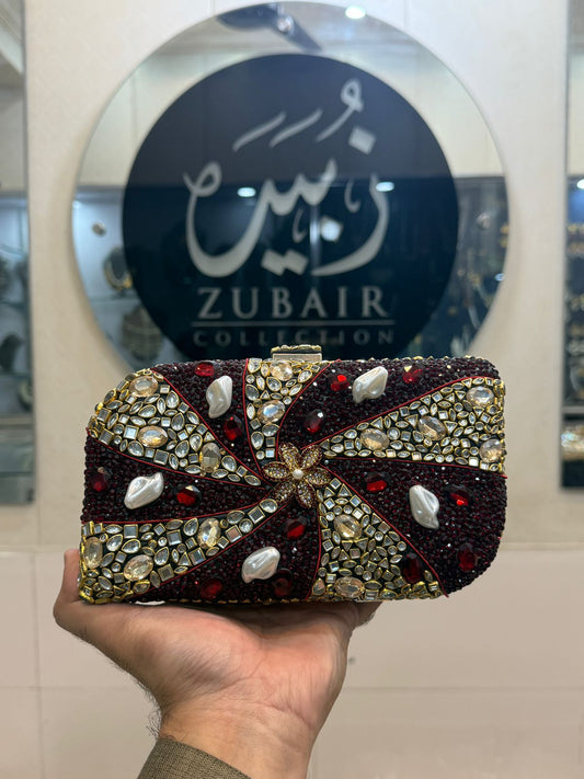 Turkish_Kundan Designer Clutch_Design 19