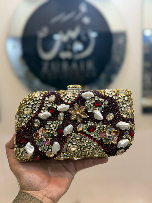 Turkish_Kundan Designer Clutch_Design 21