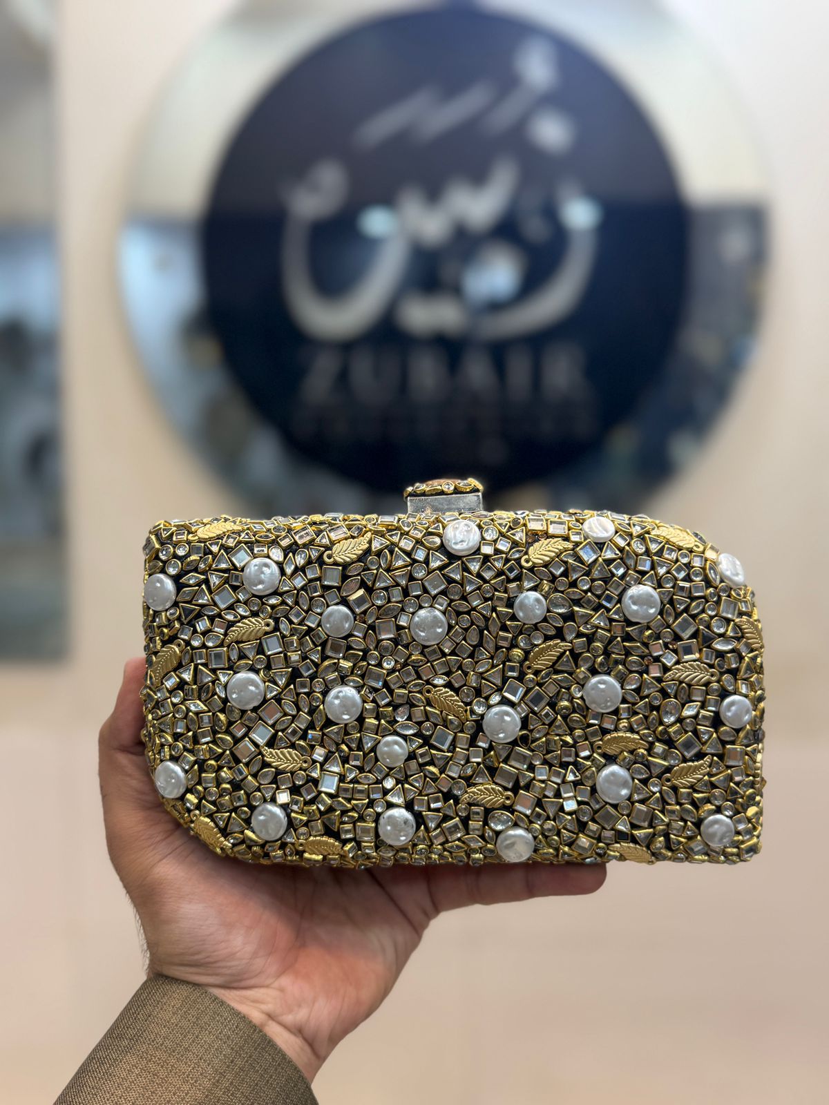 Turkish_Kundan Designer Clutch_Design 22