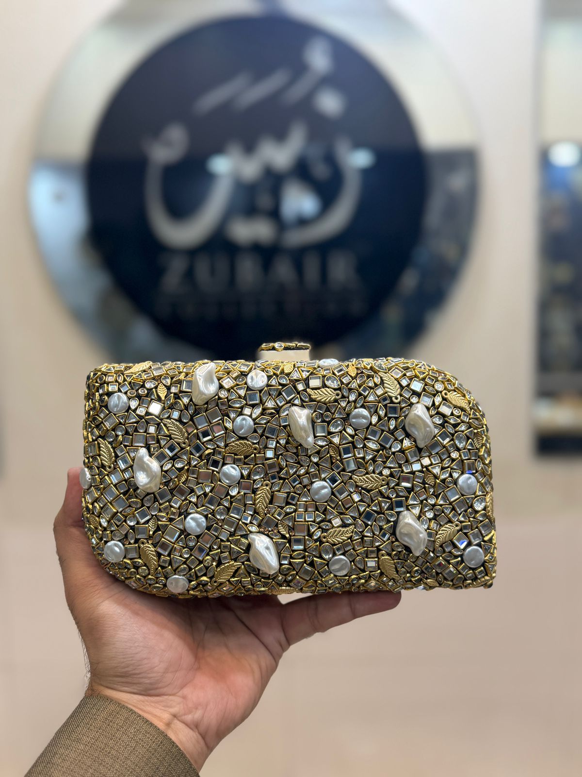 Turkish_Kundan Designer Clutch_Design 23