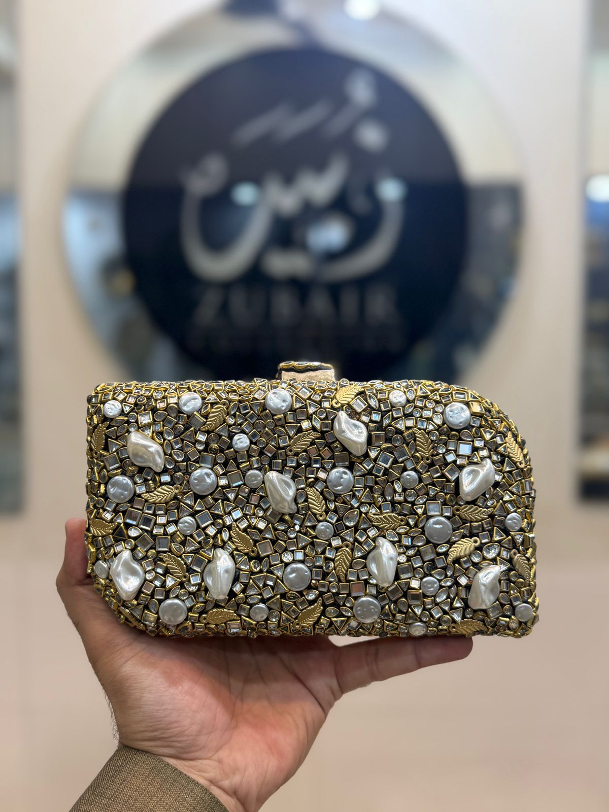 Turkish_Kundan Designer Clutch_Design 24