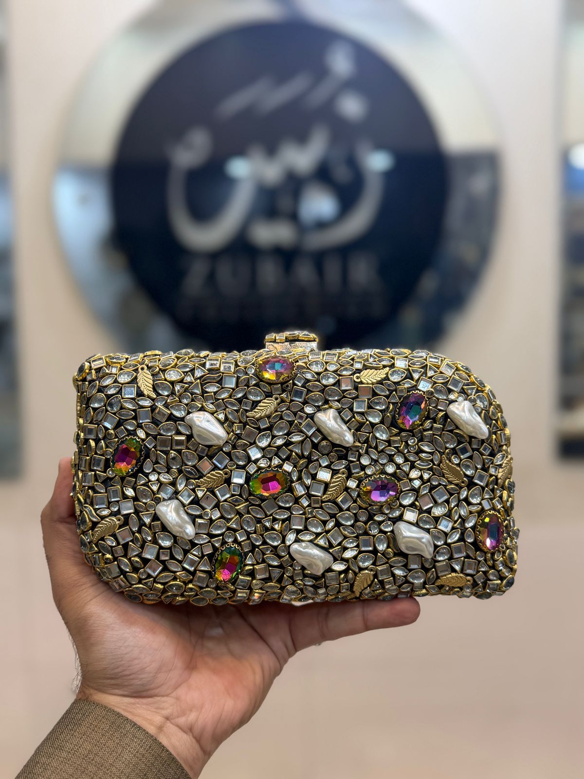 Turkish_Kundan Designer Clutch_Design 25