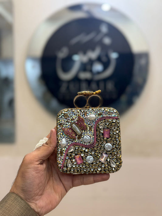 Turkish_Kundan Designer Clutch_Design 34